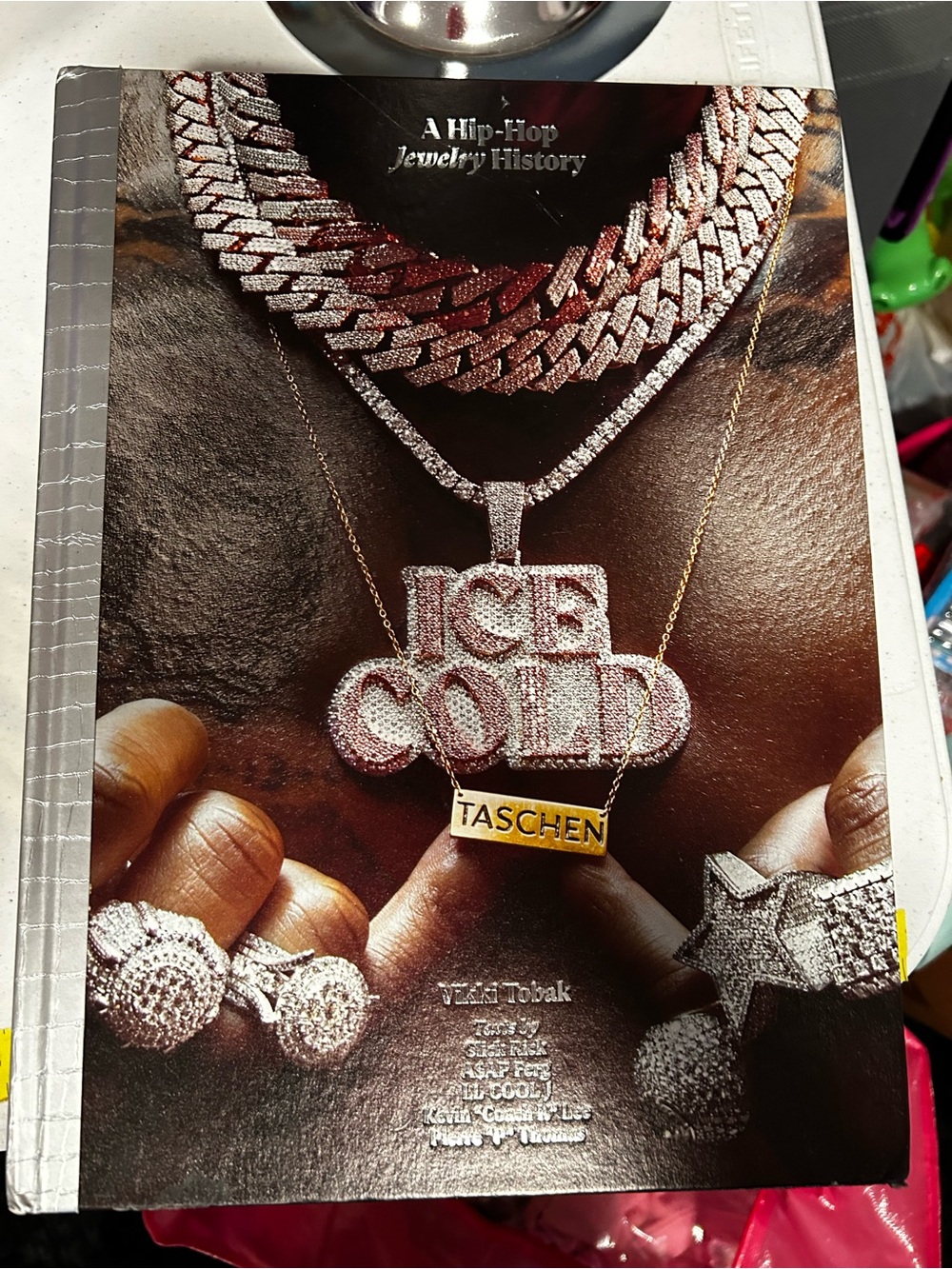 Taschen ICE COLD Cover — Silver & Gold Jewelry Accents